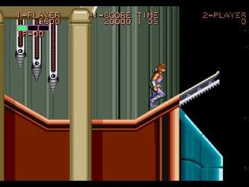 Strider (US) screen shot game playing